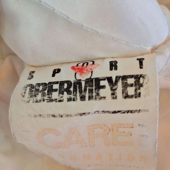Vintage Womens OBERMEYER Sport Ski Jacket Nirvana Size 10 White Hong Kong - Picture 13 of 16